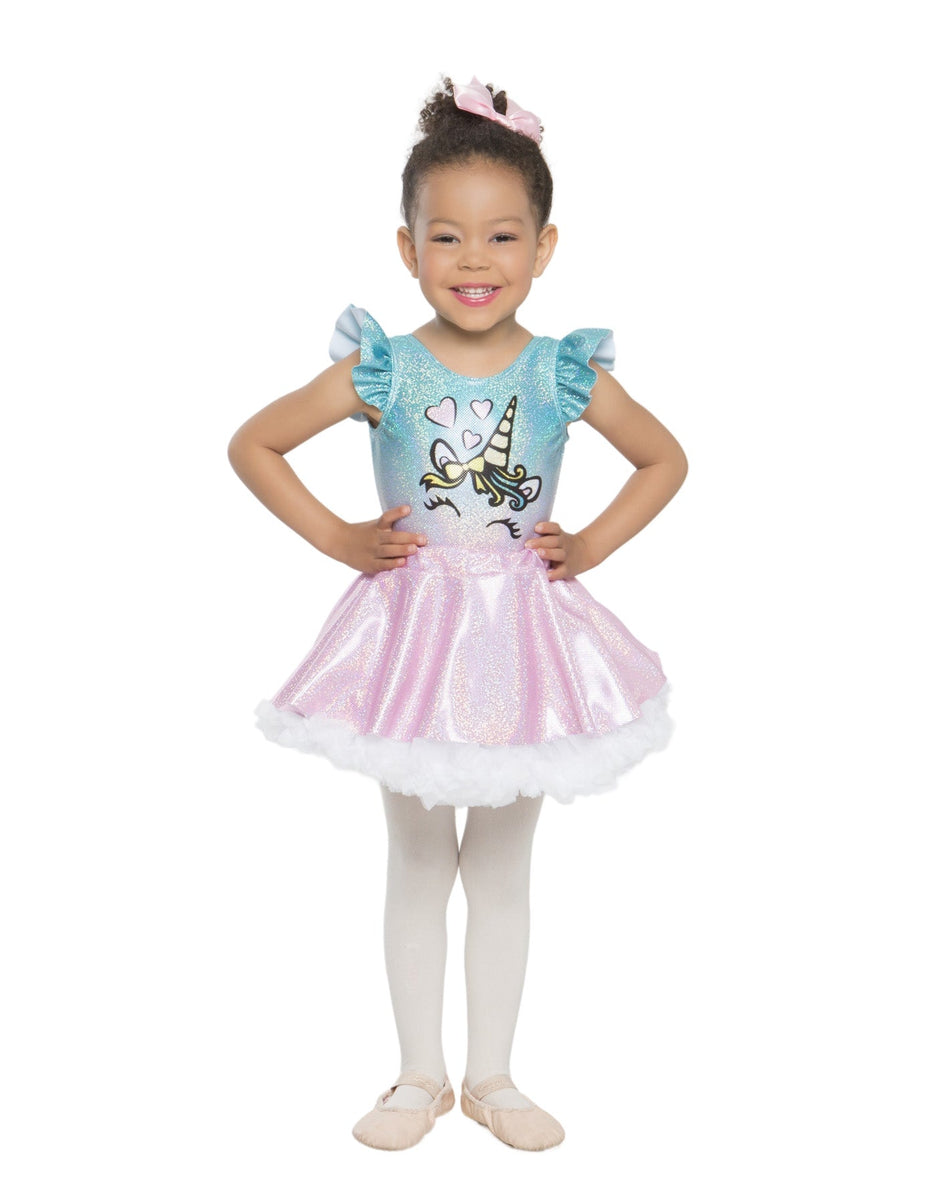 Unicorn Ballet Rainbow Sleep Eyes Bum Bow main image 1