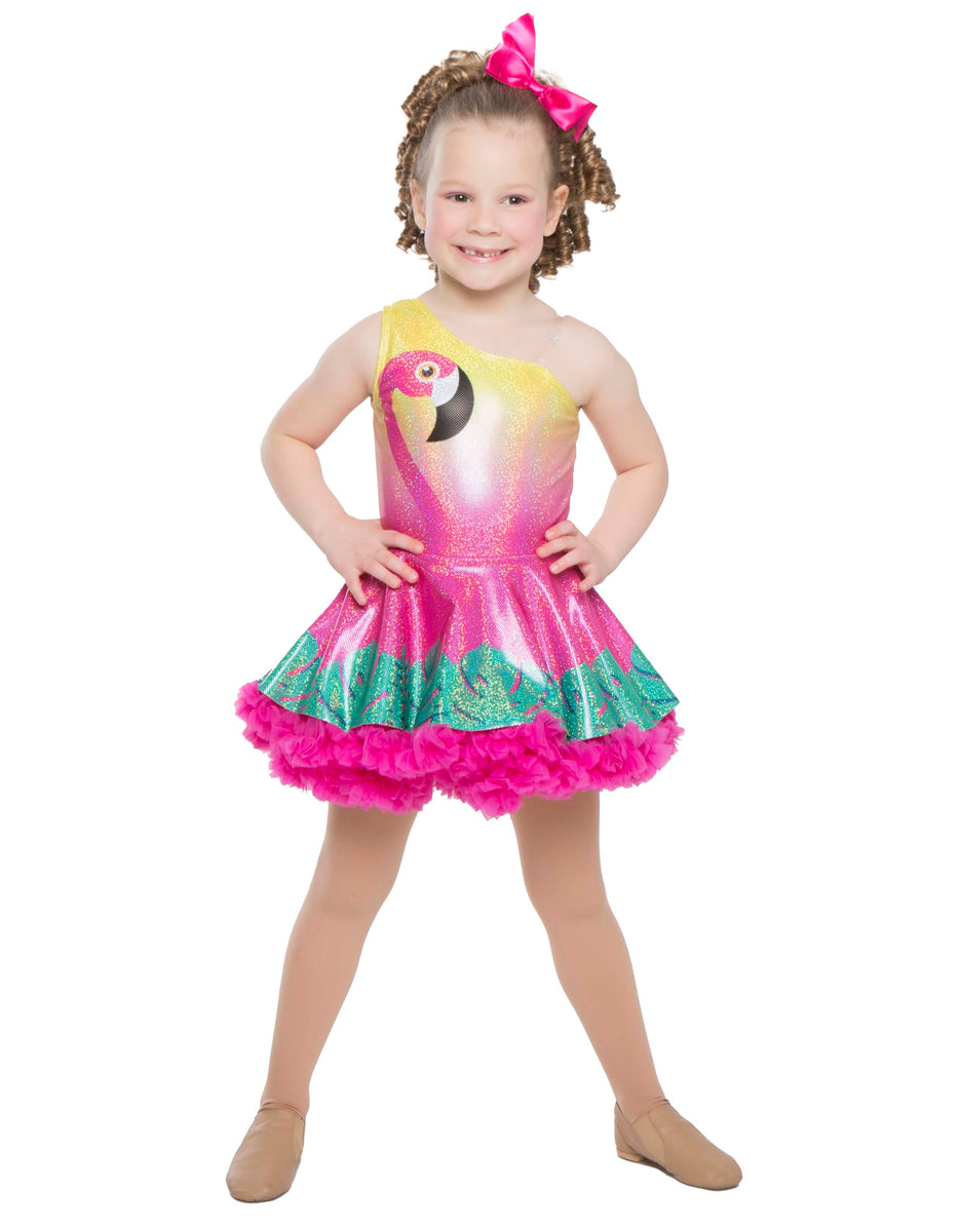 Gogo Flamingo Ombre Top Skirt main image 1