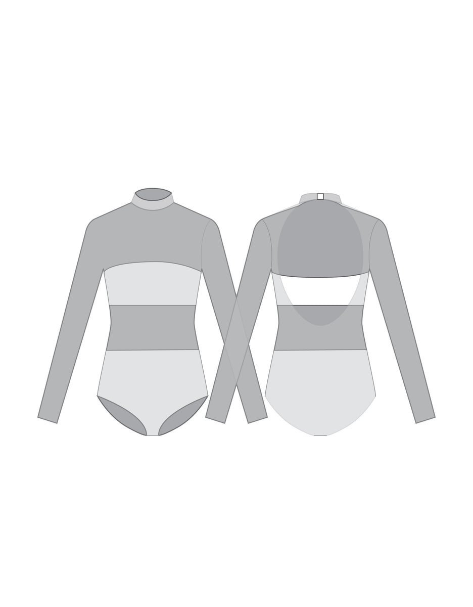 Euro LS Tneck leotard main image 1