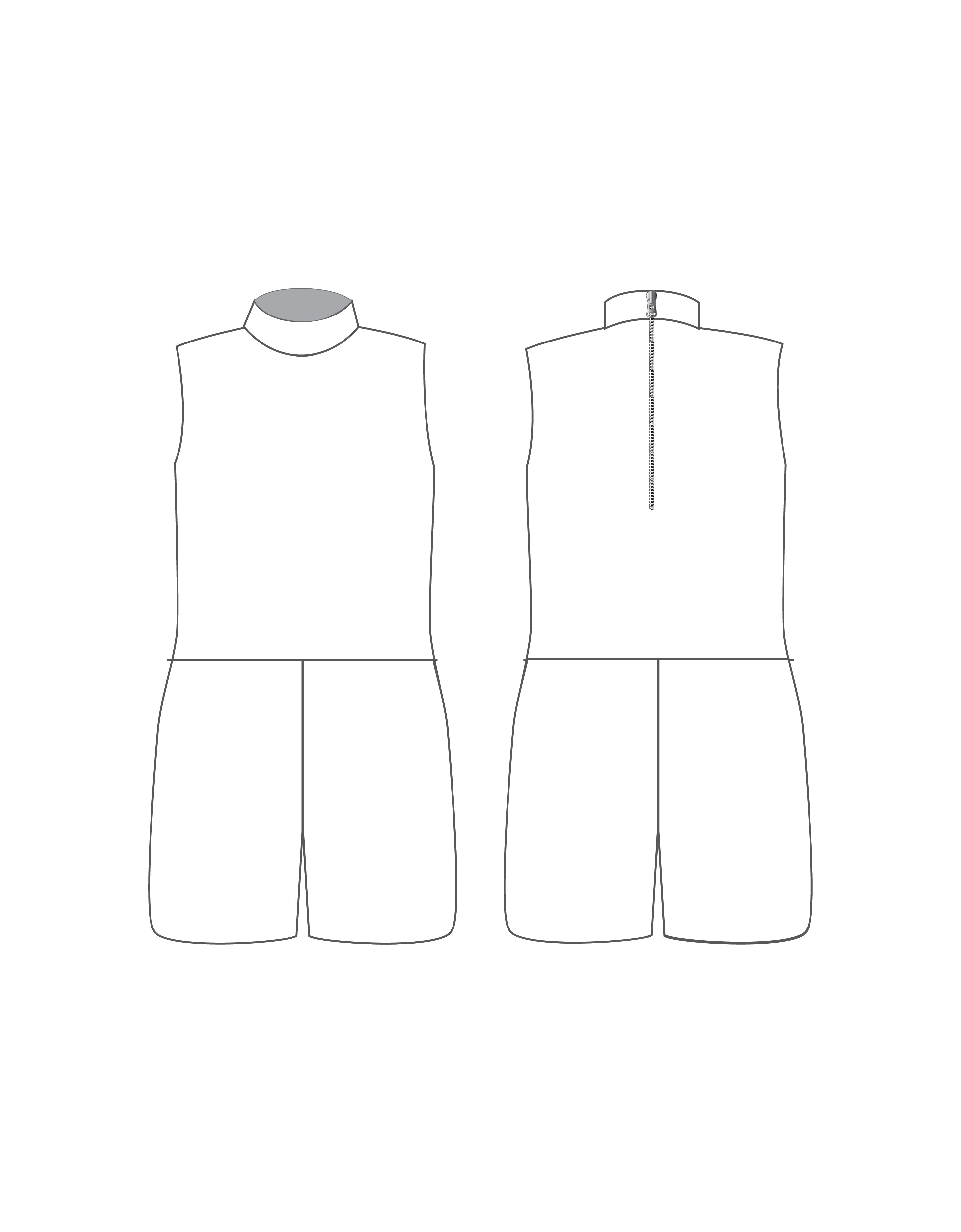 Custom Inked Boys Zipper Back Biketard - Lycra