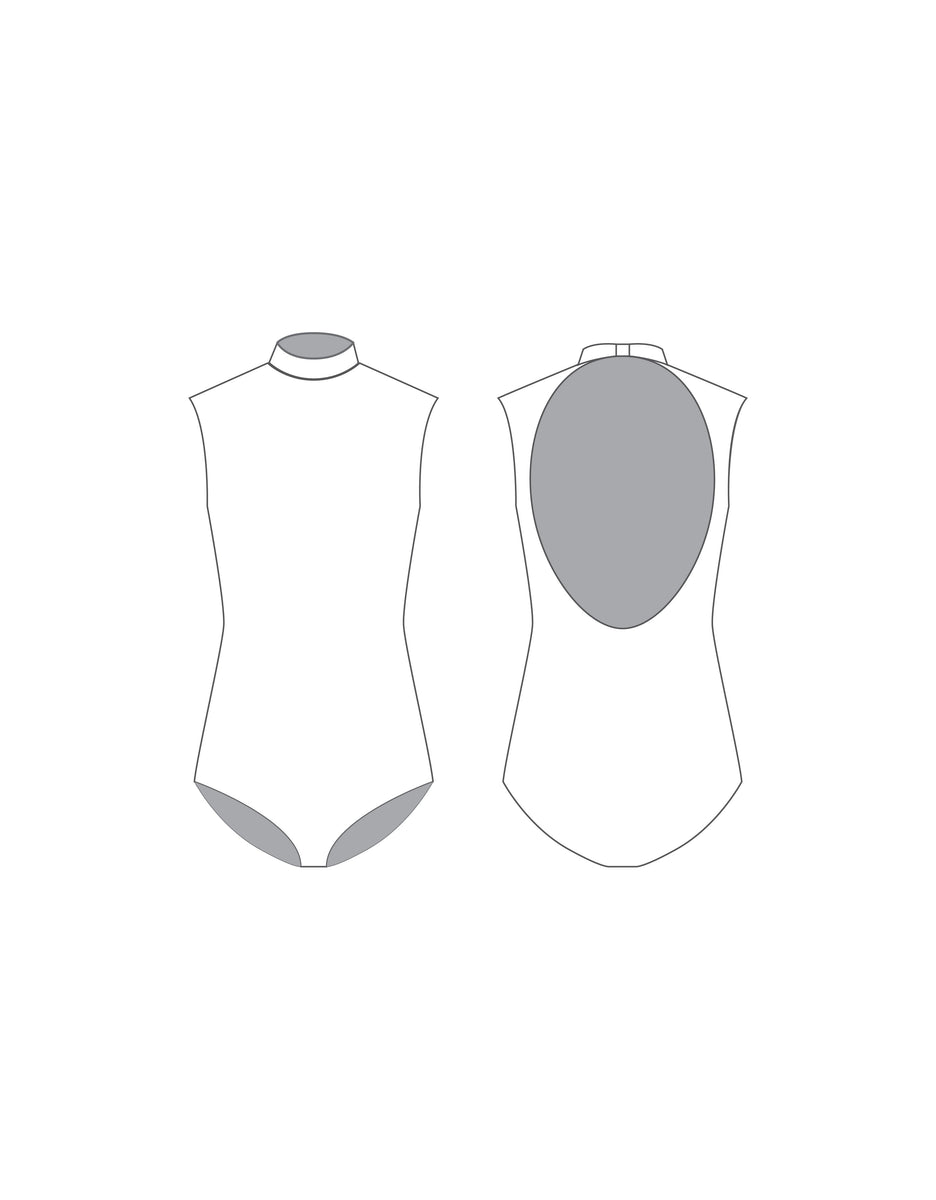 Custom Inked Sleeveless Zip Front Bikeshort Biketard - Lycra main image 0