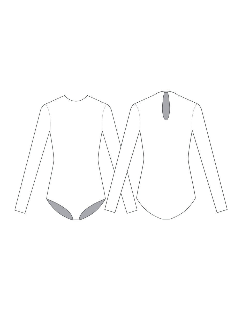 Custom Inked Minis Lycra Puff Sleeve Leotard main image 1