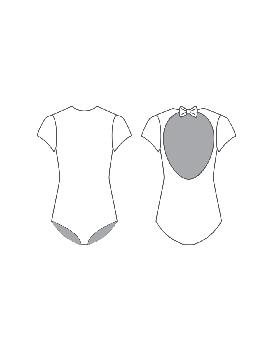Custom Inked Sleeveless Open Back Unitard - Lycra main image 1