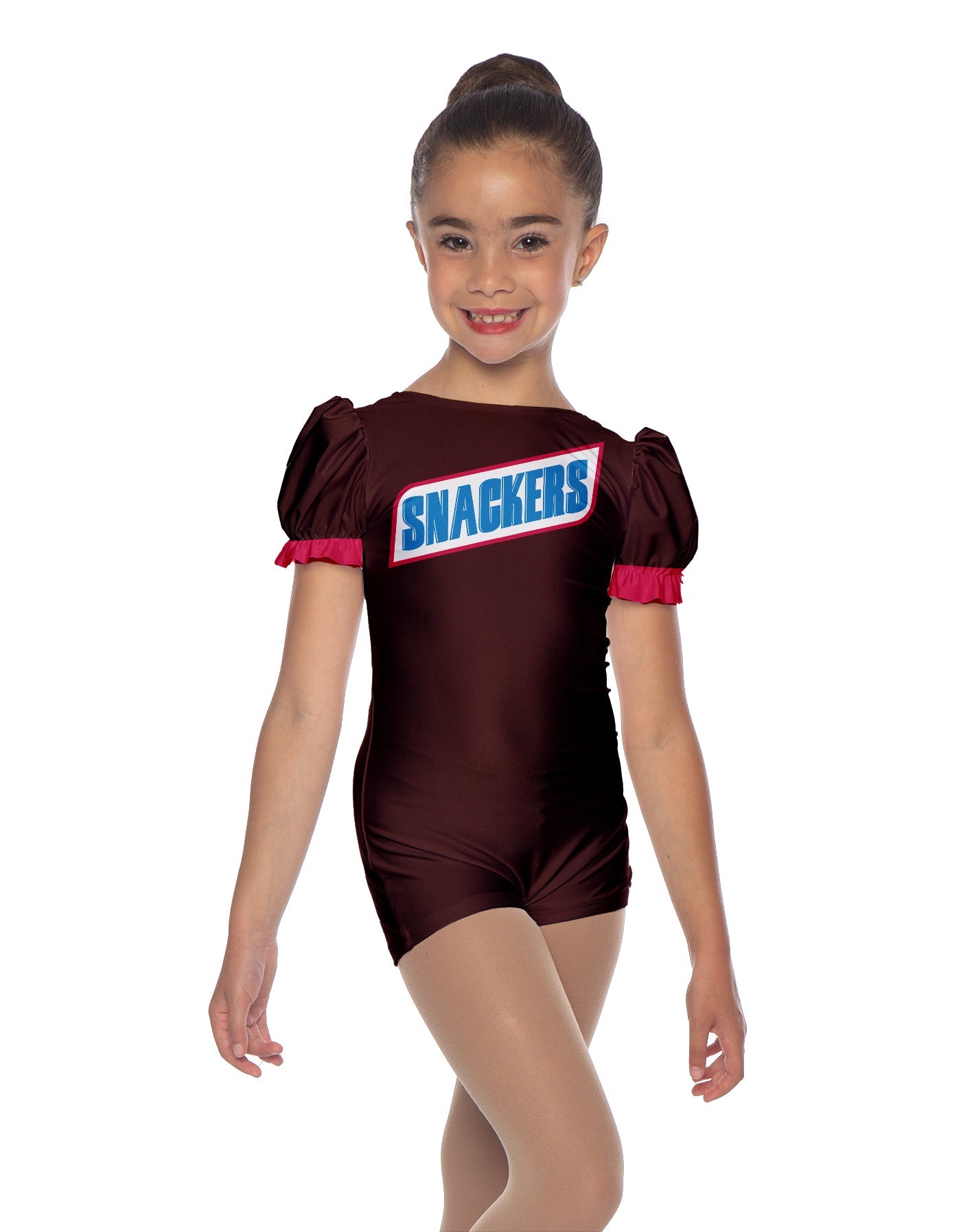 Snackers Puff Sleeve Biketard
