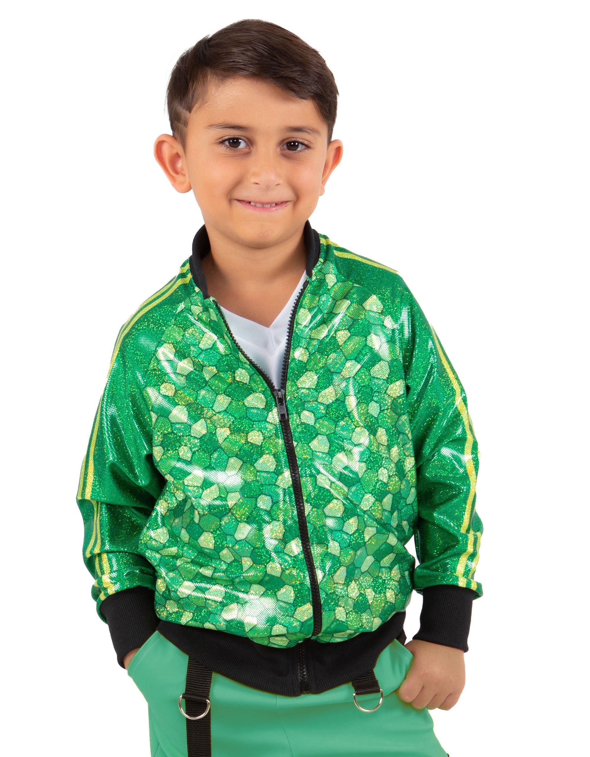 Crocodile Rock Jockey Jacket Low Collar No Pocket