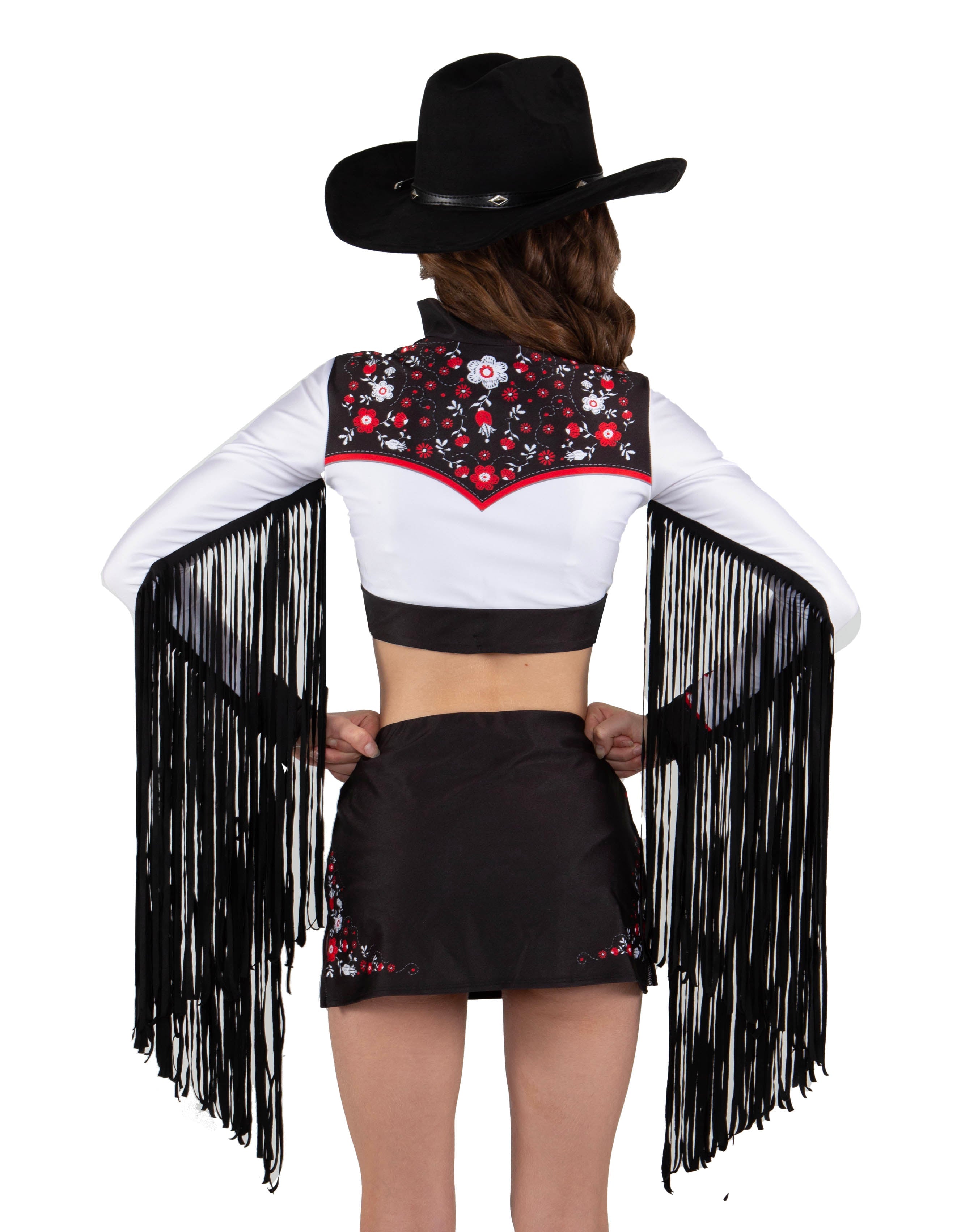 Nashville LS Tneck Zipper Front Crop Top