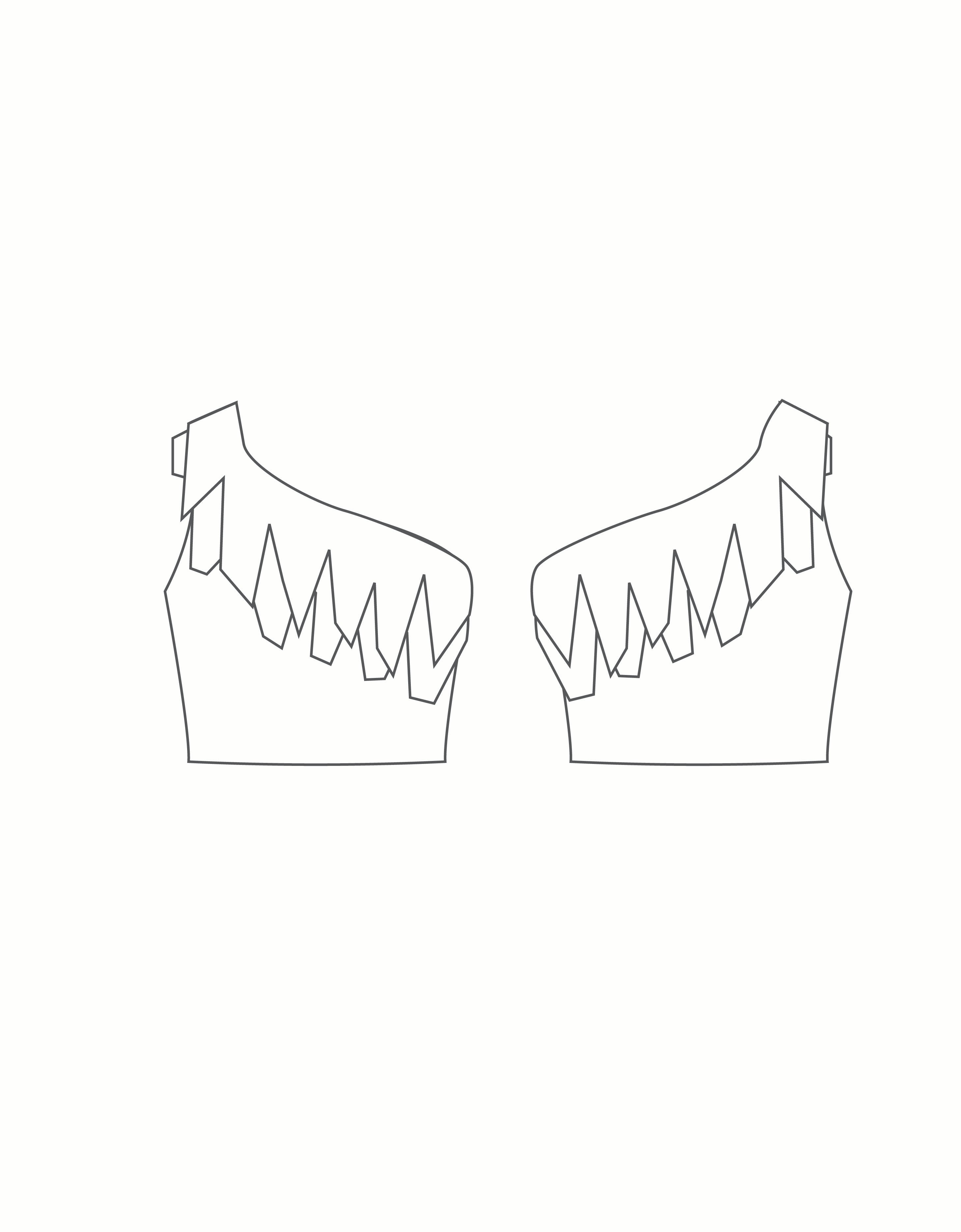 Custom Inked One Shoulder Crop Top with Mesh Double Layer Ruffle - Lycra