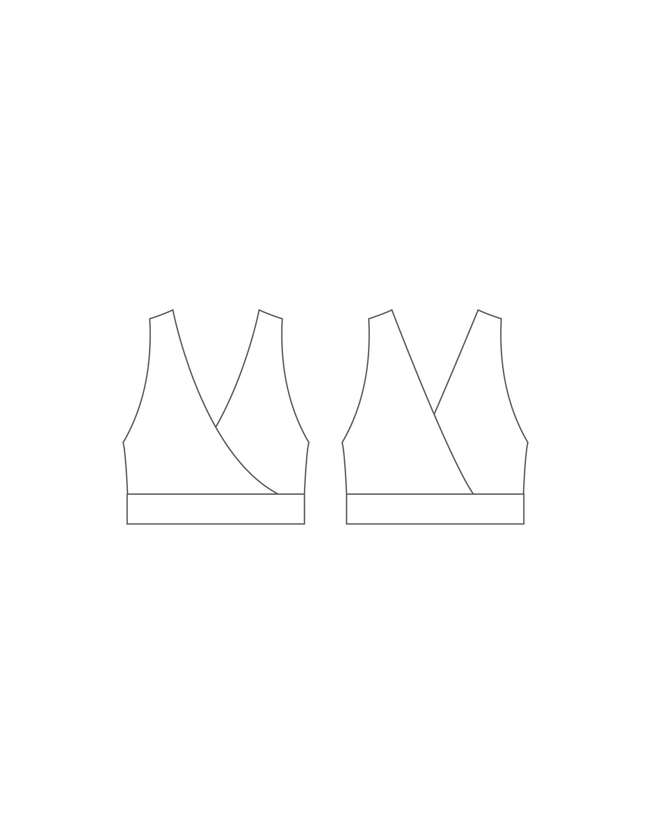 Custom Inked Lycra LS Keyhole Crop Top main image 1