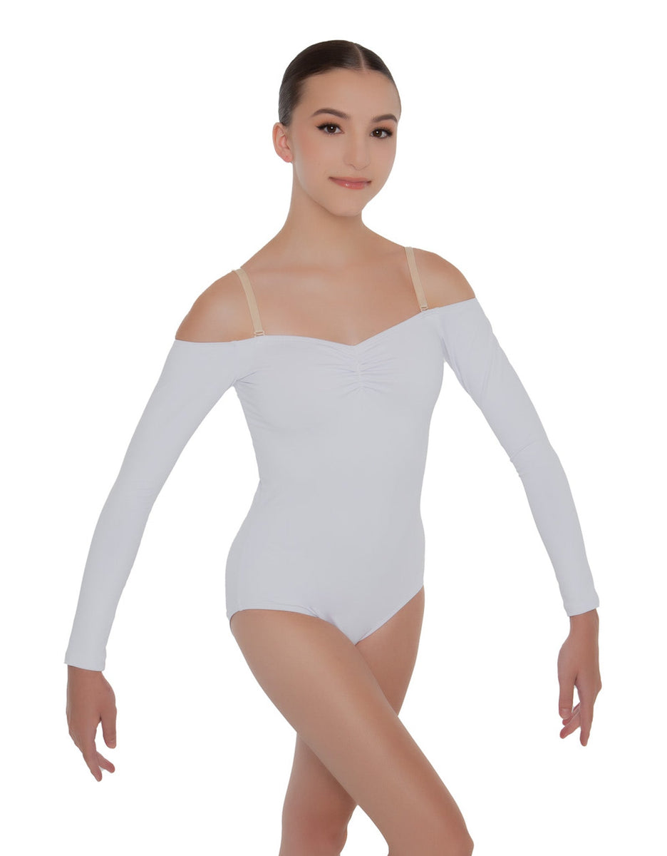 Custom Inked LS Double Crossover Leotard - Lycra