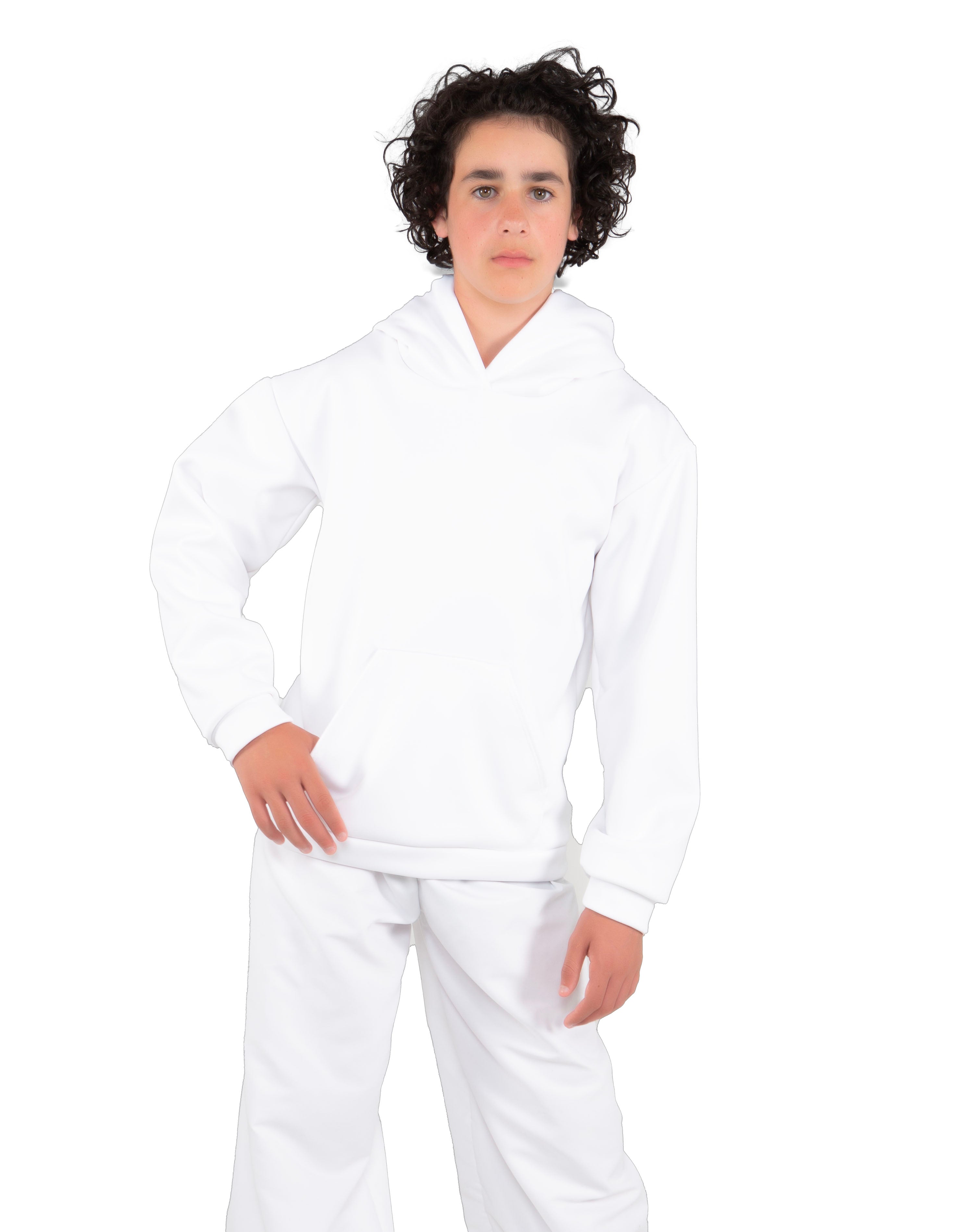 Solid Fleece Pullover Hoody