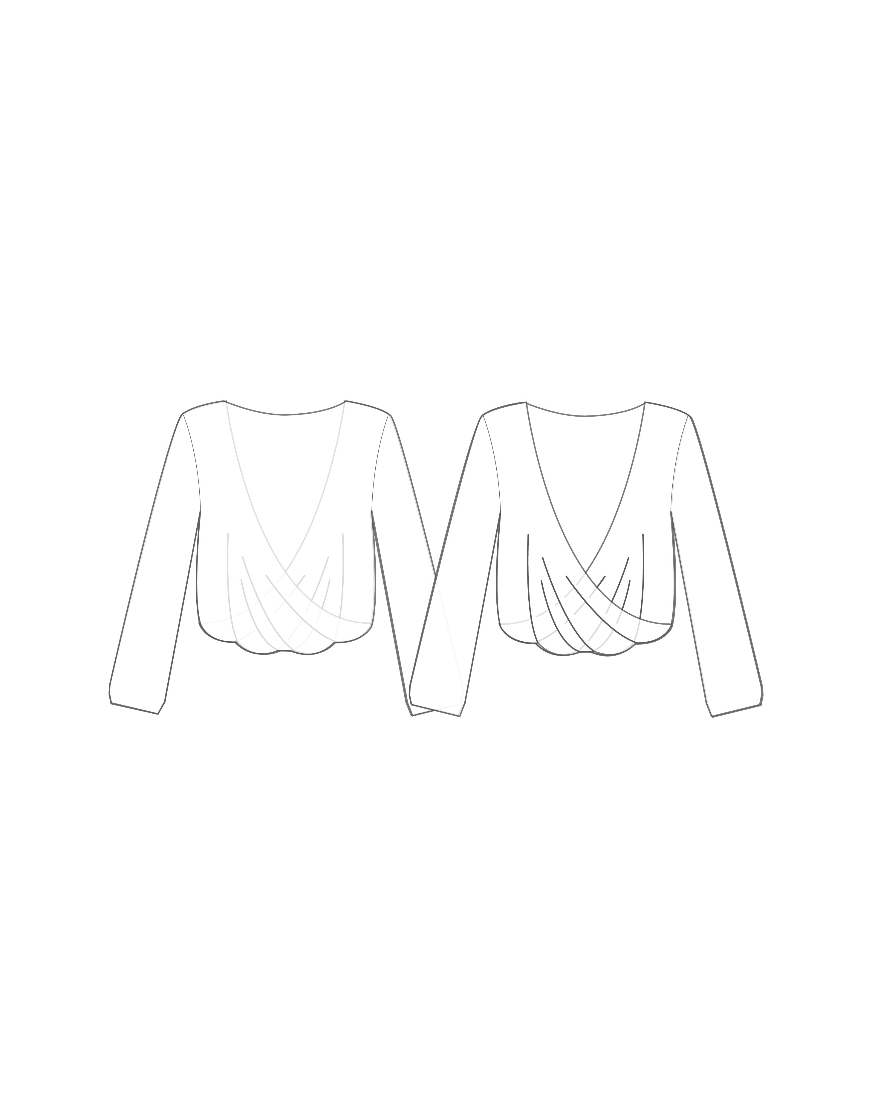 Custom Inked Fade Into You Top - Chiffon