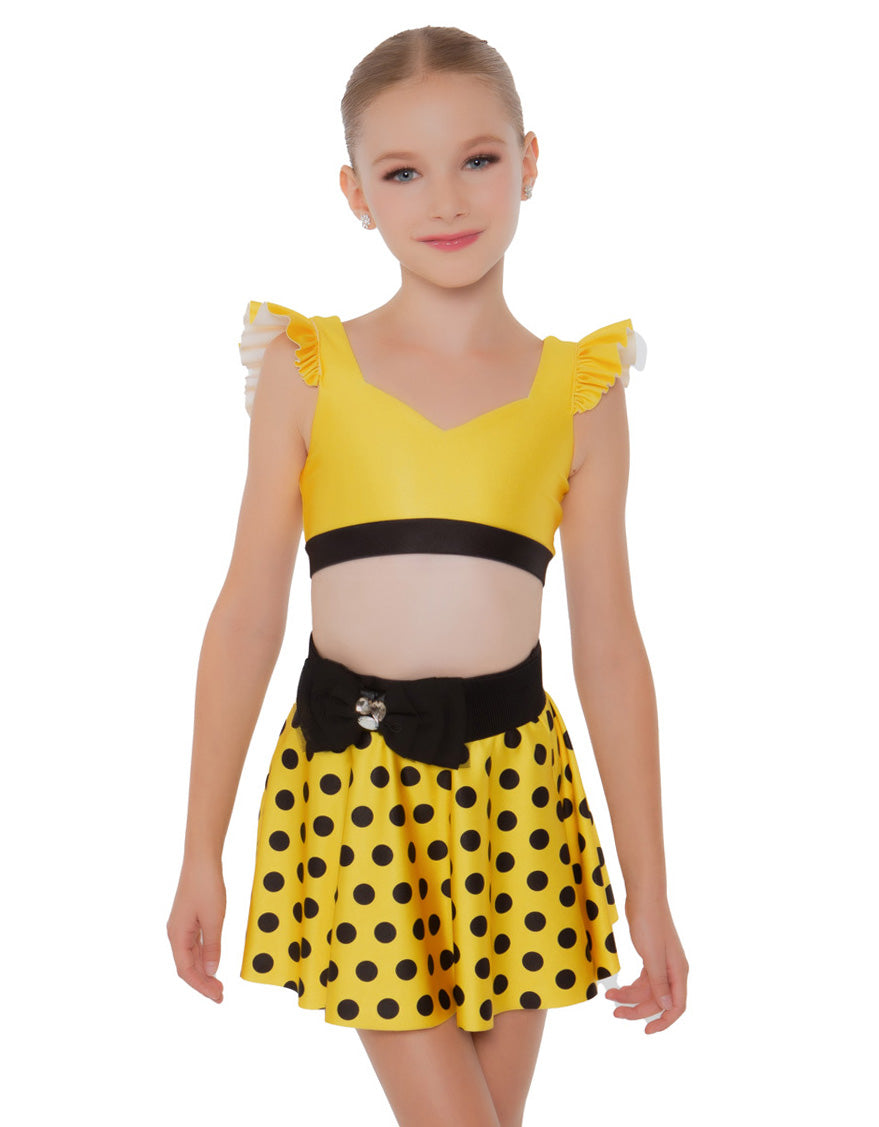 Polka Dot Rock Skater Skirt