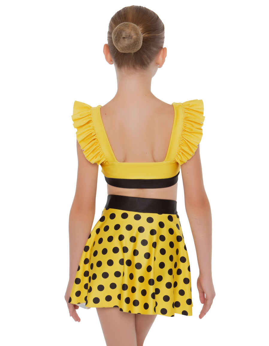 Polka Dot Rock Skater Skirt