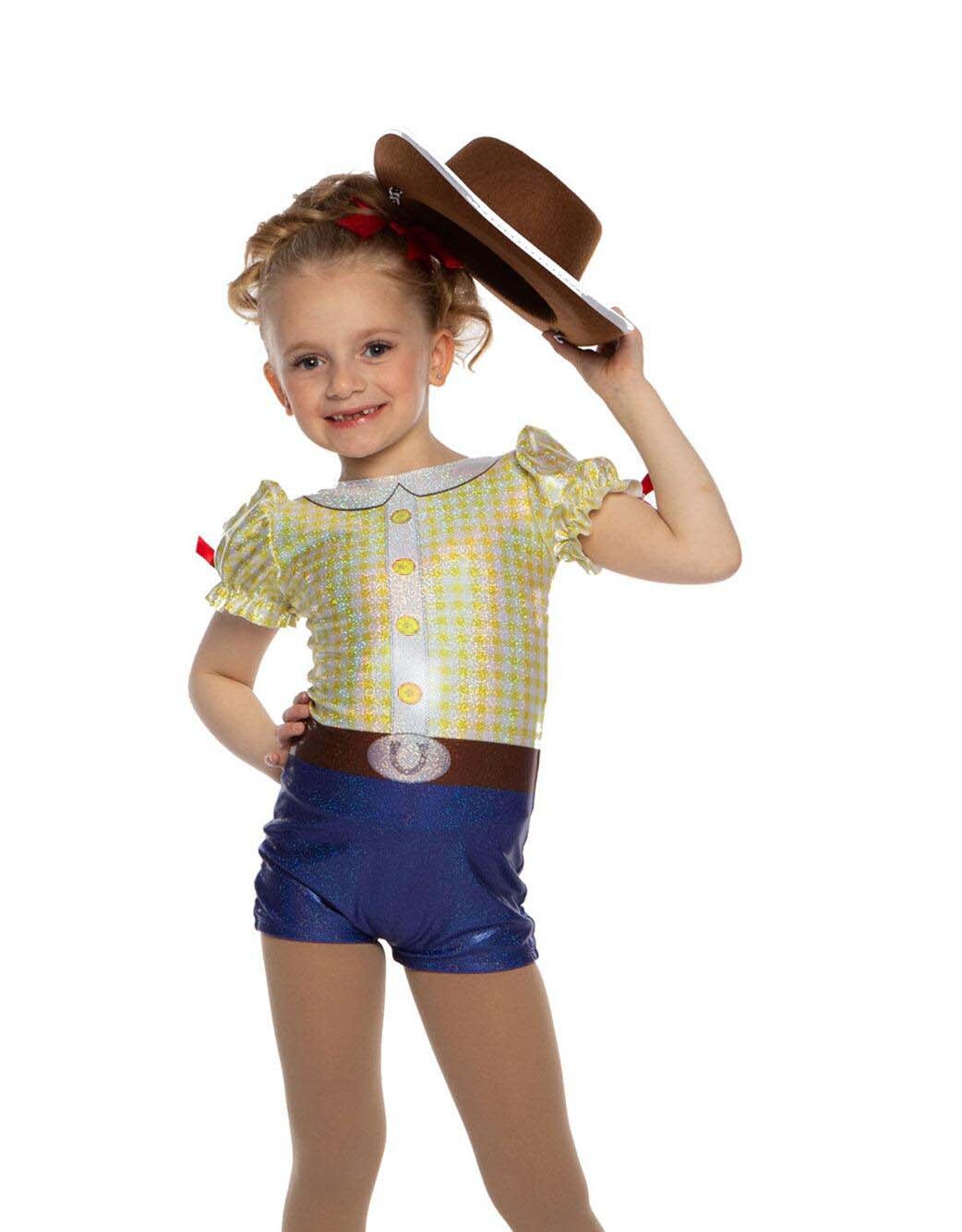 Southern Charm Puff Sleeve Biketard