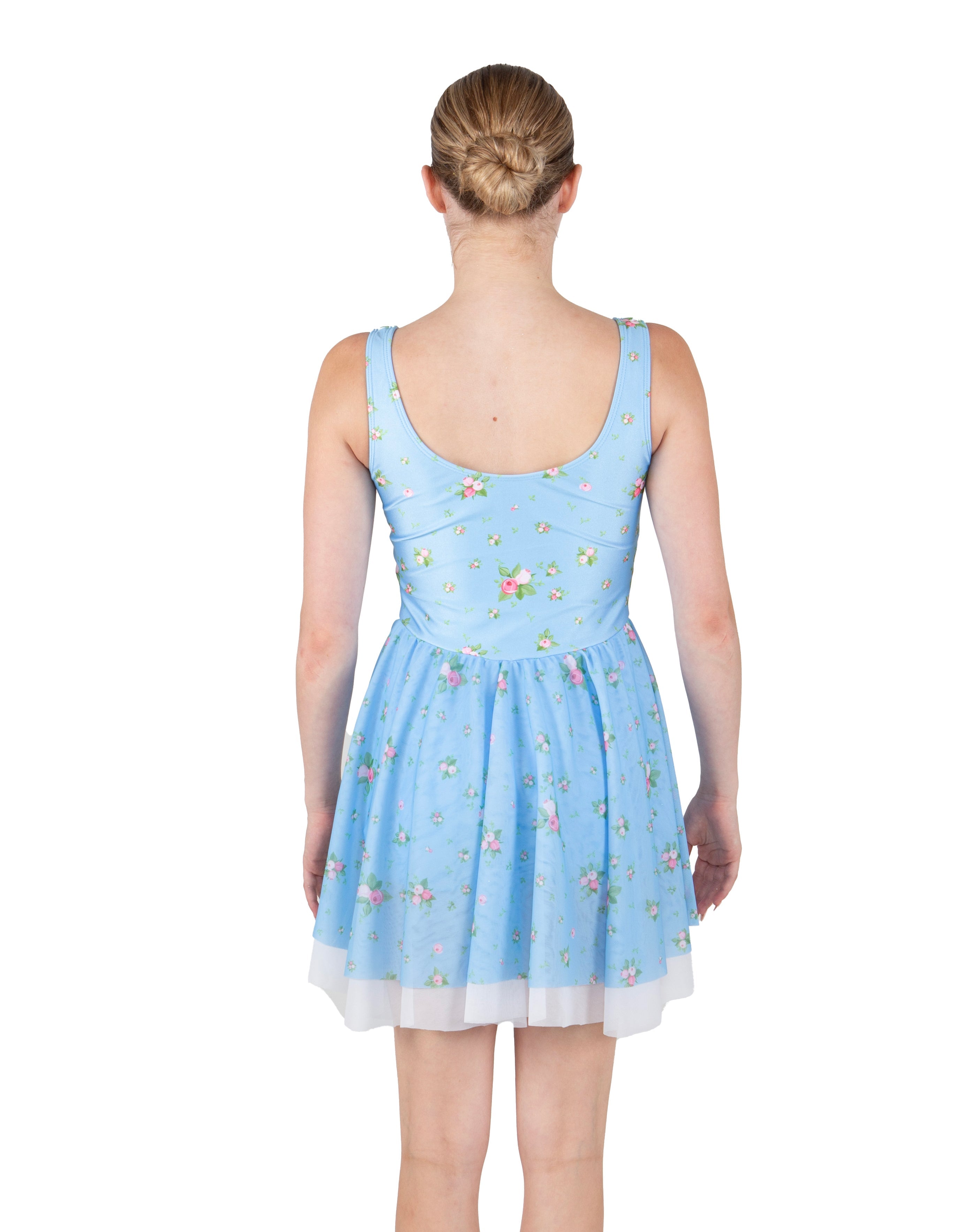 Pretty as a Peach V Neck Bodice Dress