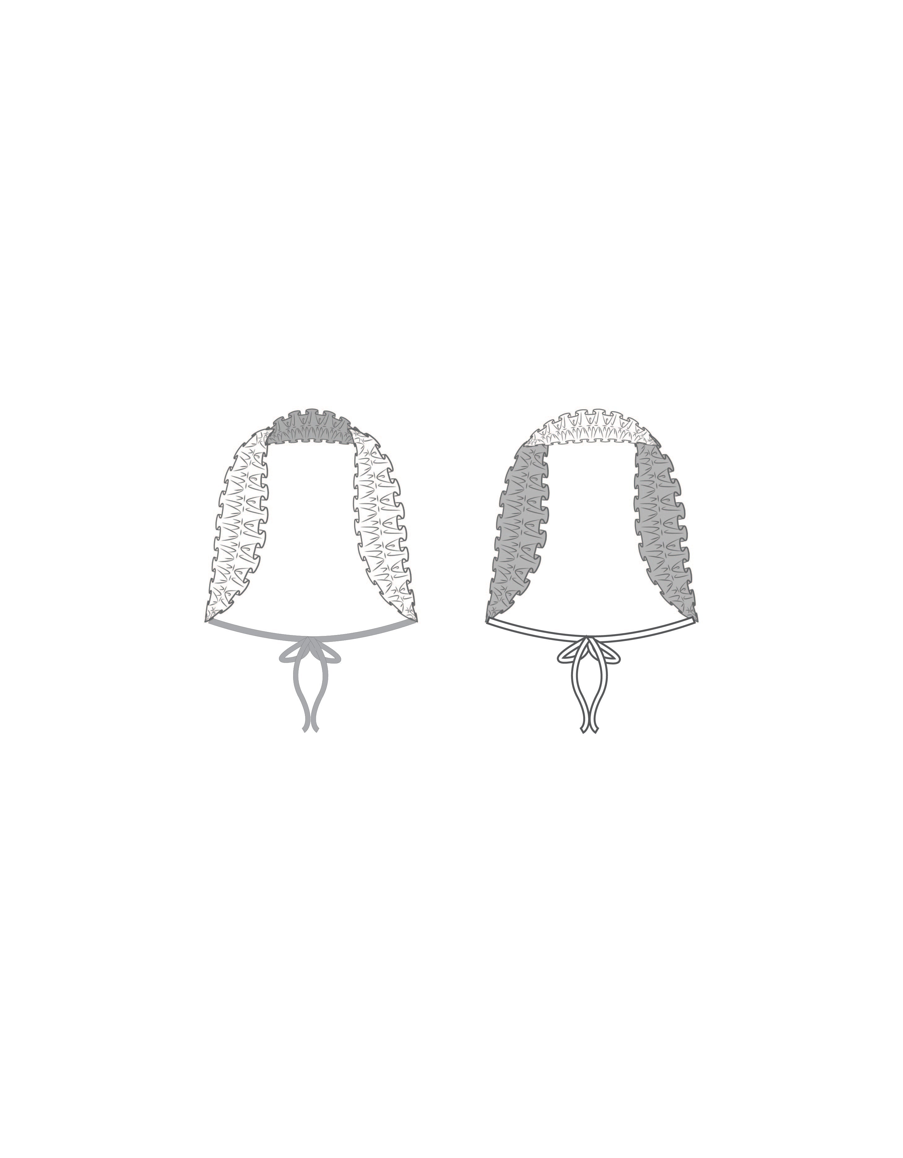 Custom Inked Ruffle Shrug - Lycra