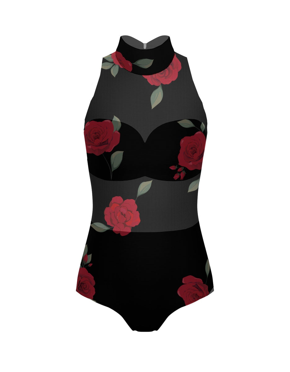 Custom Inked Tango Mesh Leotard - Lycra & Mesh main image 1