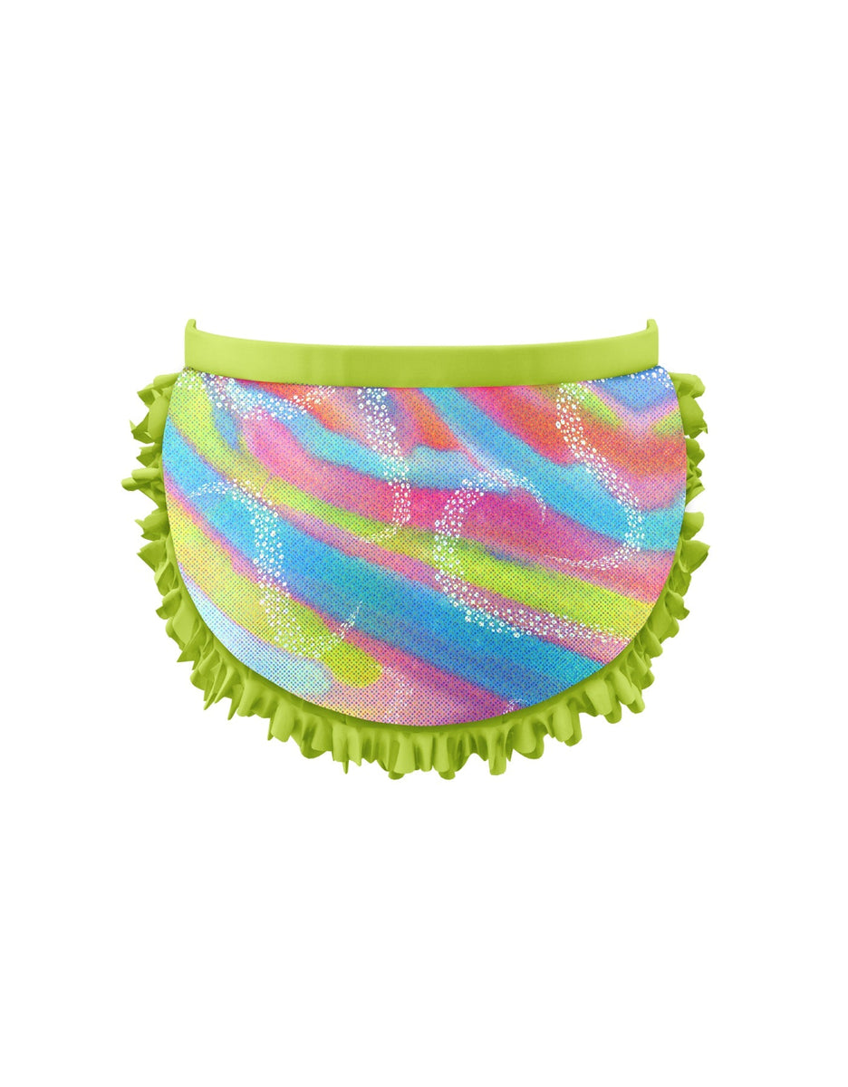 Banana Smoothie Jazz Polkadots Pettibustle with Top Skirt