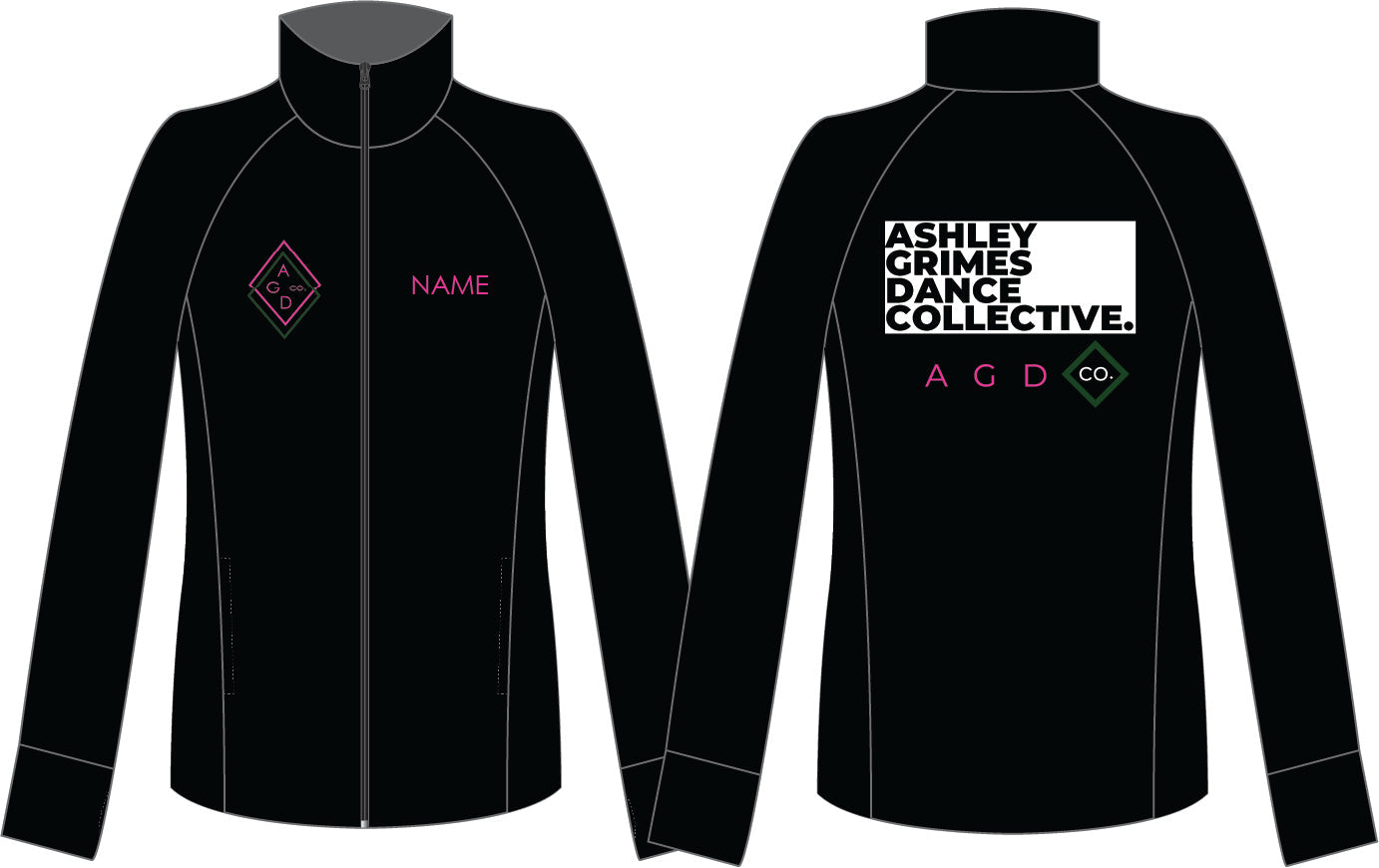 Ashley Grimes Dance Collective Yoga Jacket