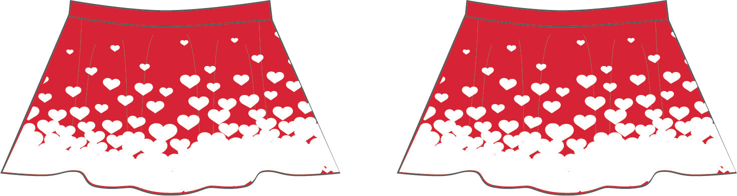 I Love Dancing Romantic Top Skirt