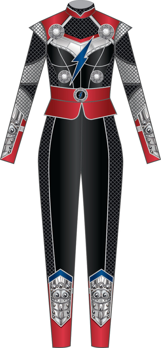 Custom Inked Tneck Sleeveless Zipper Back Unitard - Lycra main image 1
