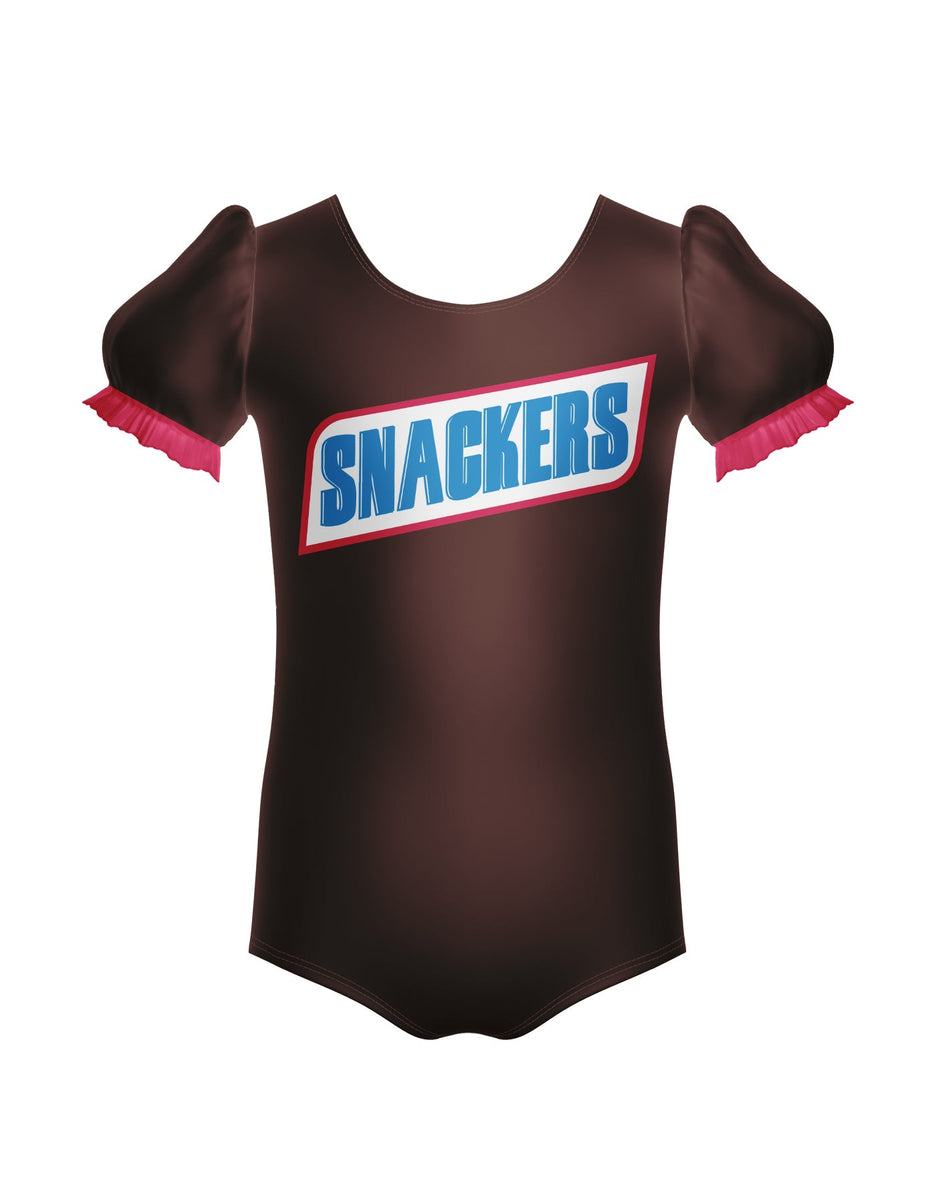 Trix Chocolate Puff Sleeve Leotard