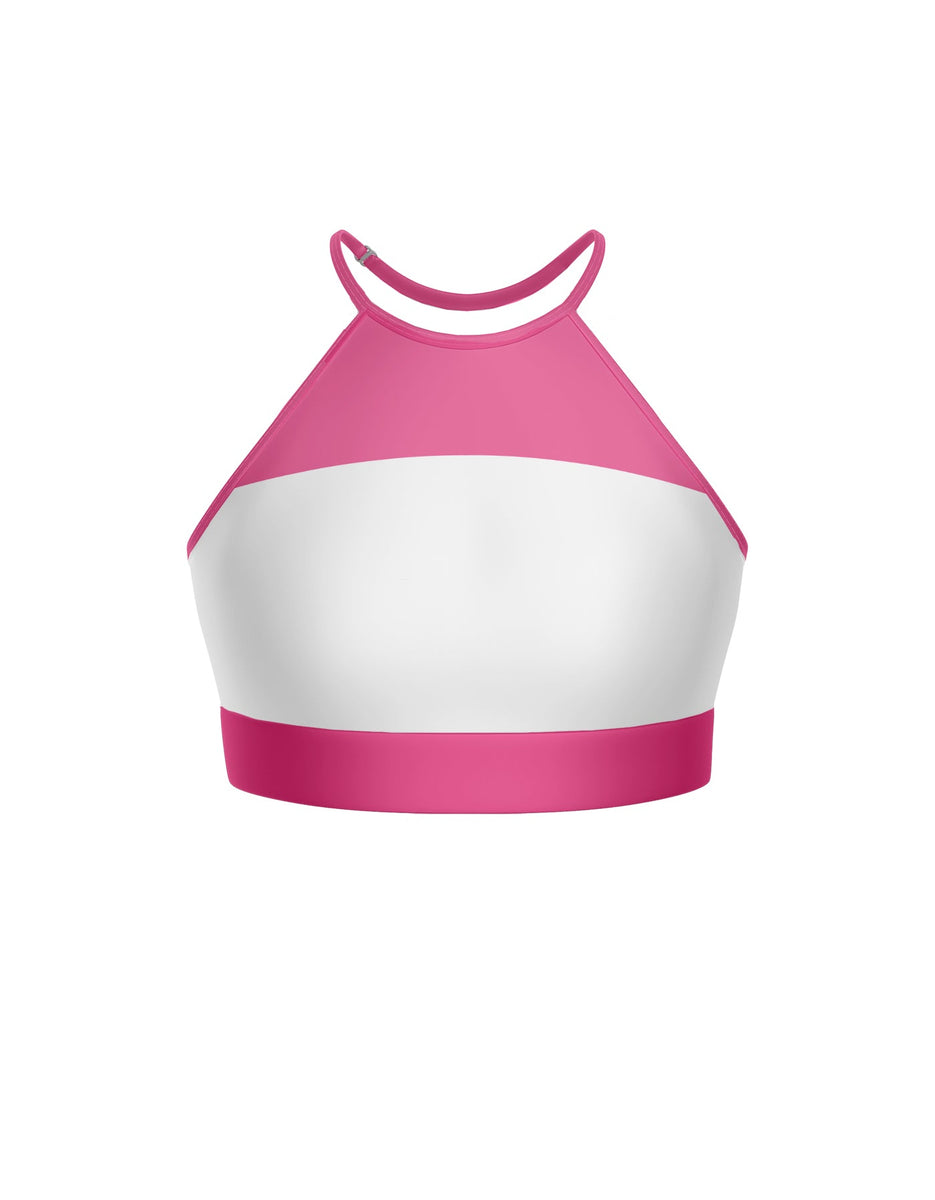 Trix Chocolate Halter Binding Crop Top