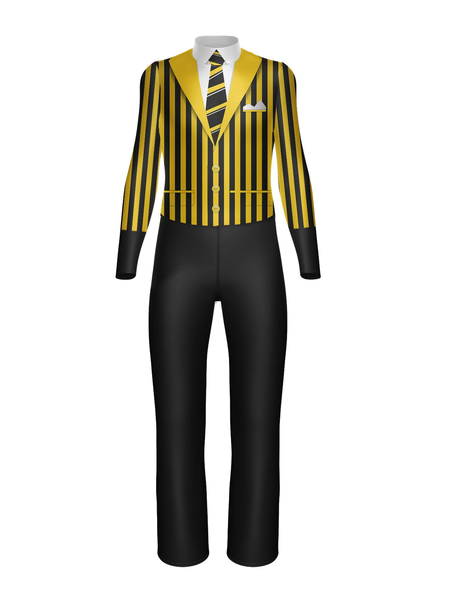 Custom Haunted Hotel LS Tneck Zipper Back Unitard