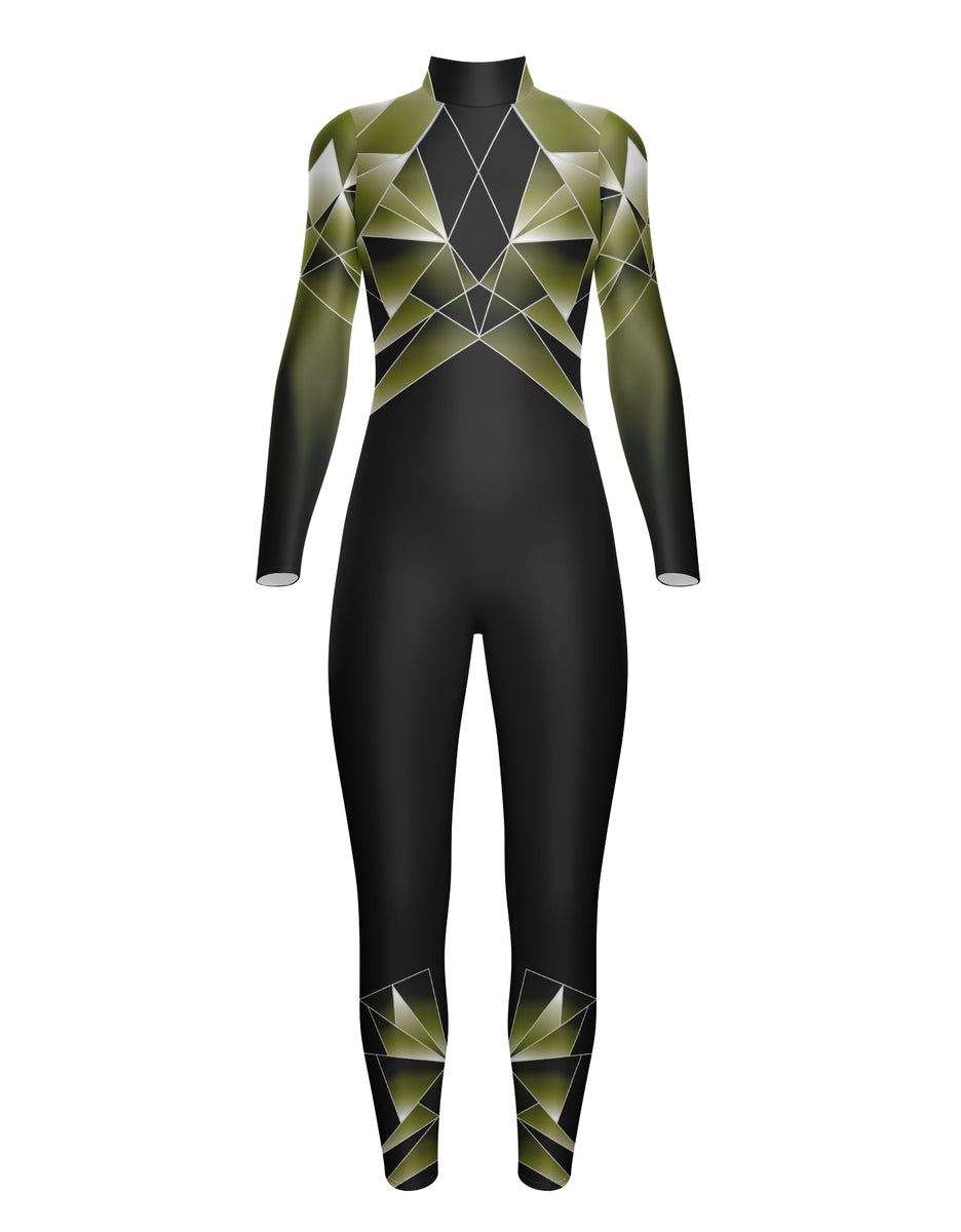 Beatles MOD LS Tneck Zipper Back Unitard main image 1