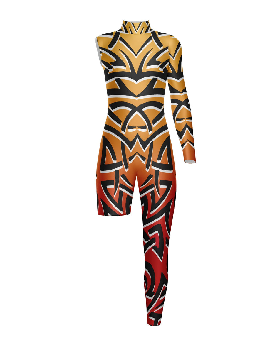 Luxury Lines Half and Half Unitard Bike Short