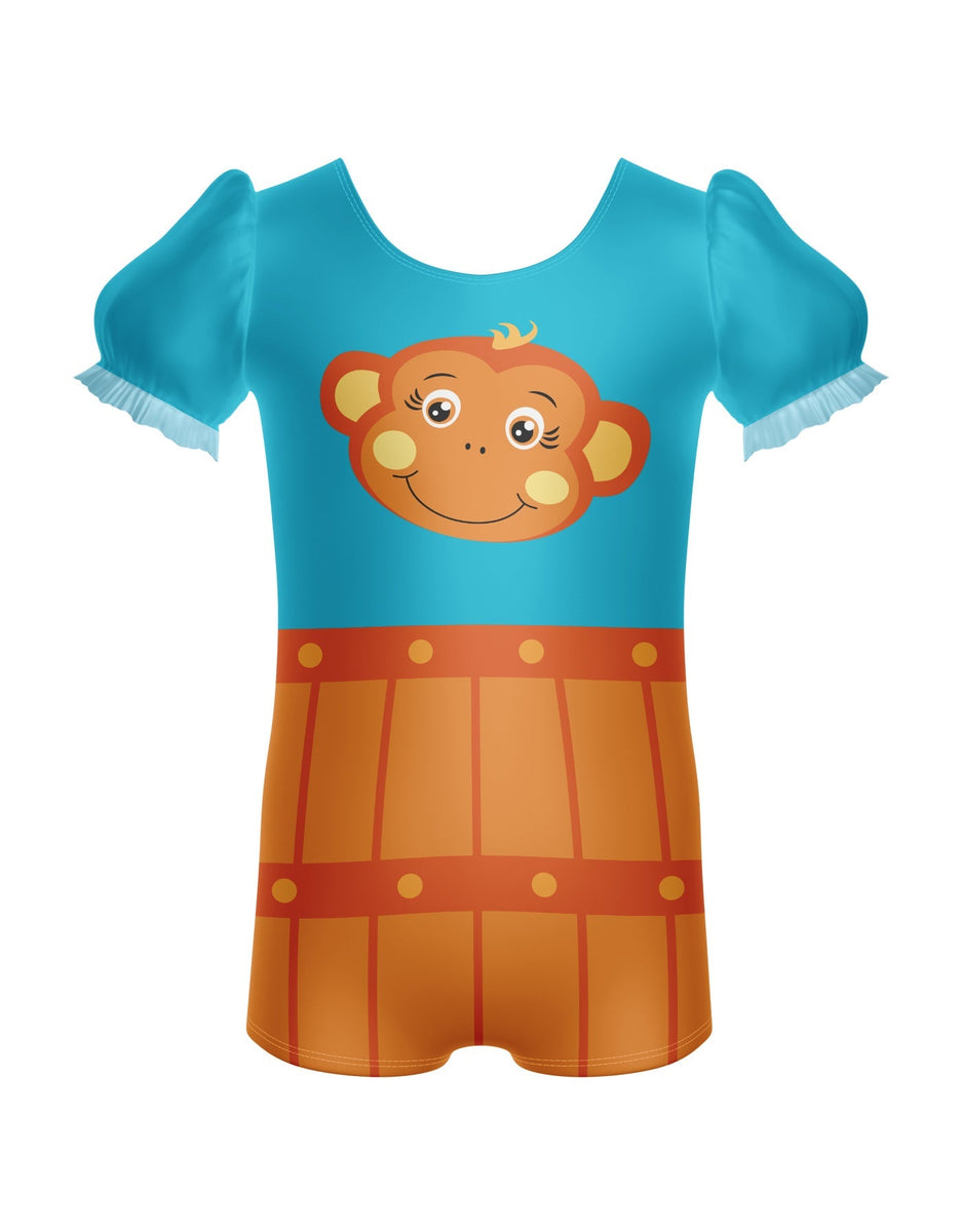Soda Pop Puff Sleeve Biketard main image 1