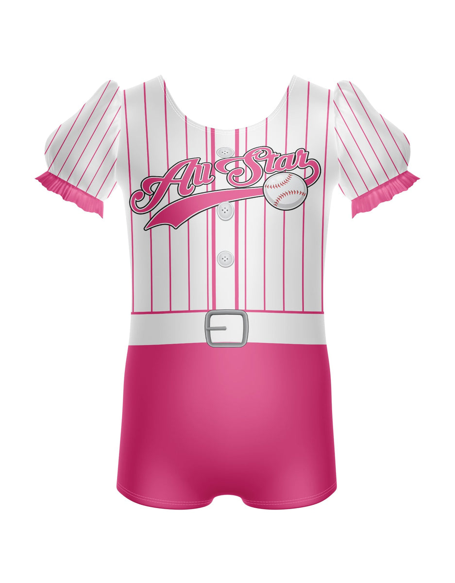 Sailor Puff Sleeve Biketard