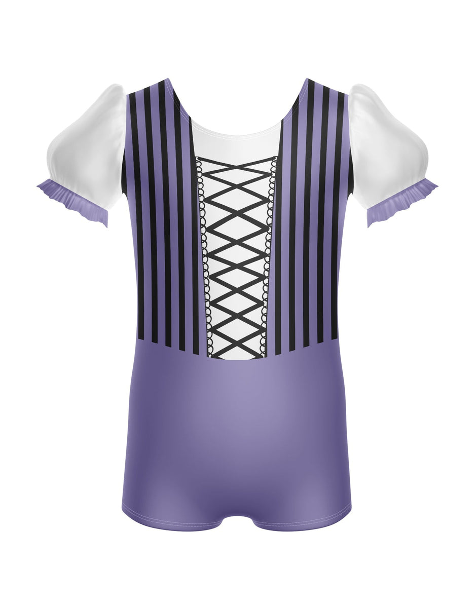 Pixels Puff Sleeve Biketard main image 1