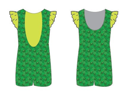 Little Gnomes Tank Biketard with Gather Sleeves main image 0