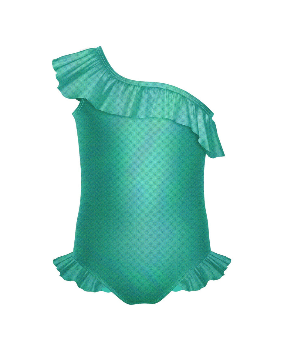 Custom Inked One Shoulder Leotard - Hologram main image 1