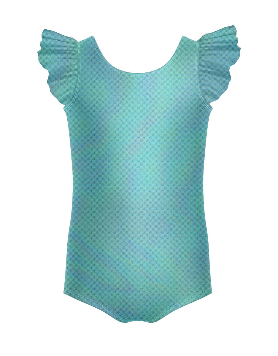 Solid Hologram One Shoulder Leotard