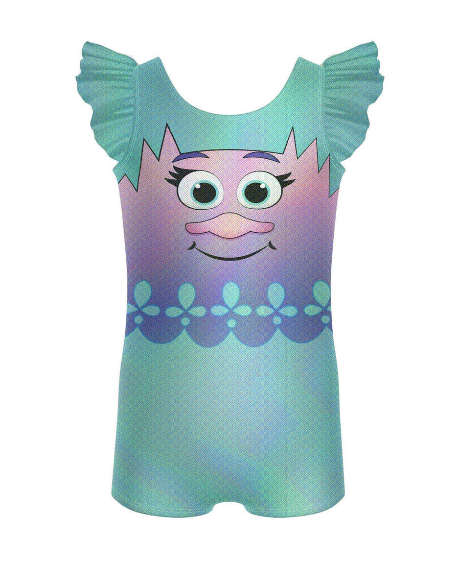 Crocodile Rock Tank Gather Sleeve Biketard