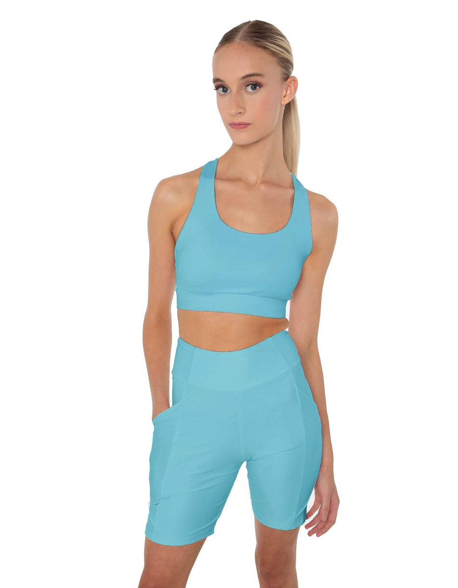 Custom Inked Scoop Neck Spaghetti Strap Crop Top - Lycra main image 0