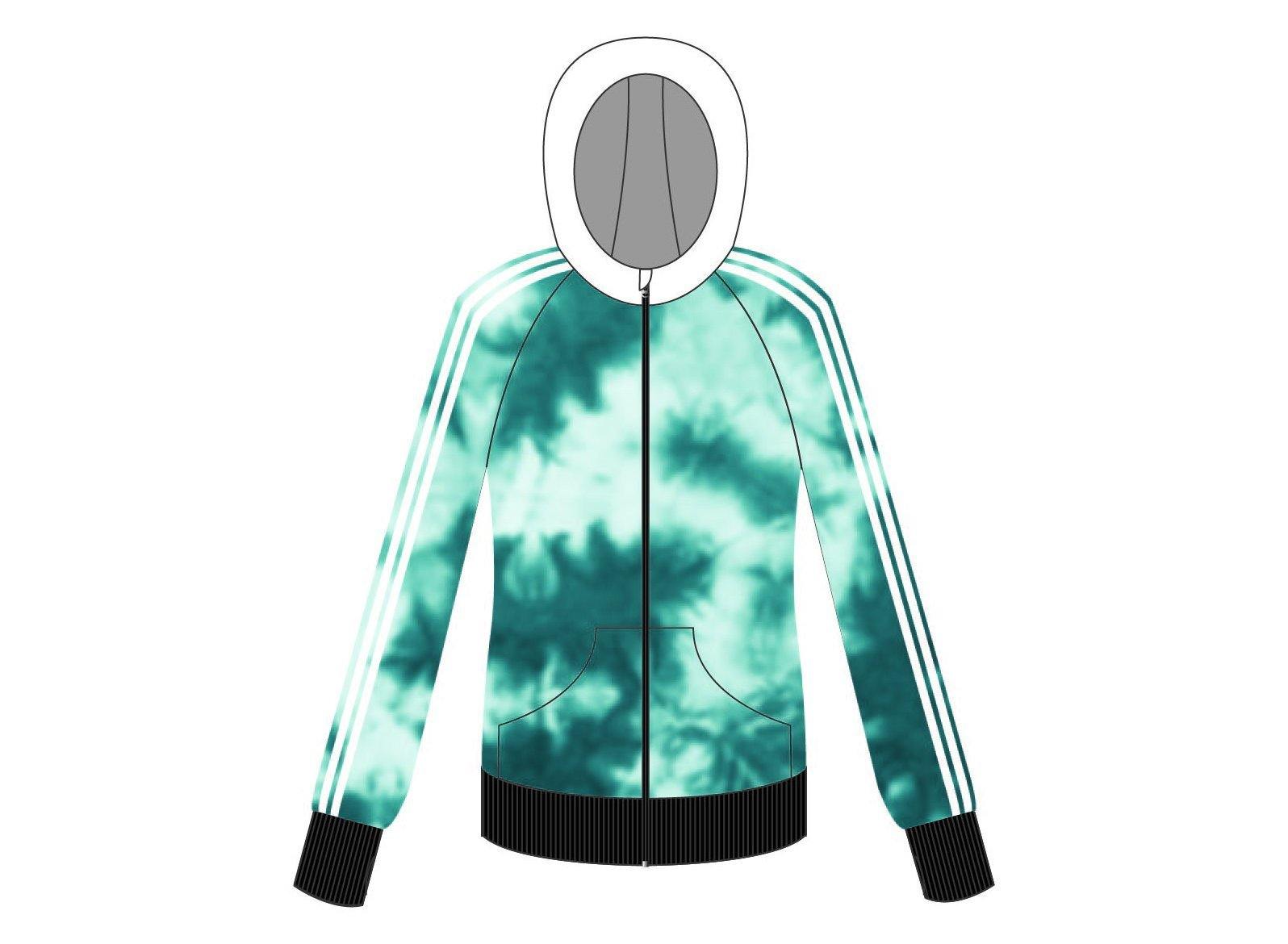 Tie Dye Full Zip Hoody - Hamilton Theatrical