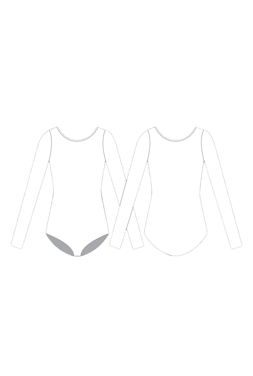 Custom Inked Double Crossover Leotard - Lycra