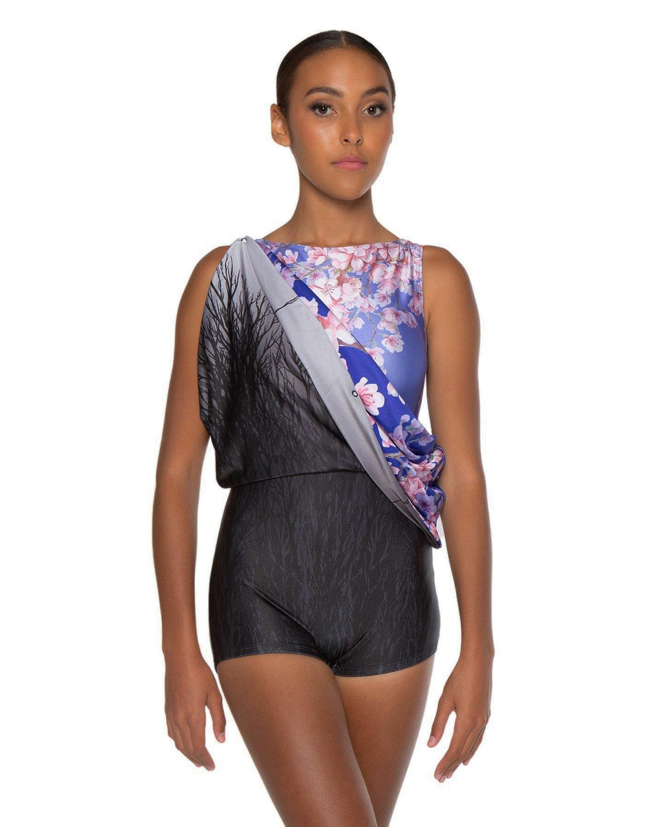 Custom Inked Convertible Tank Dress with Tails - Lycra main image 1