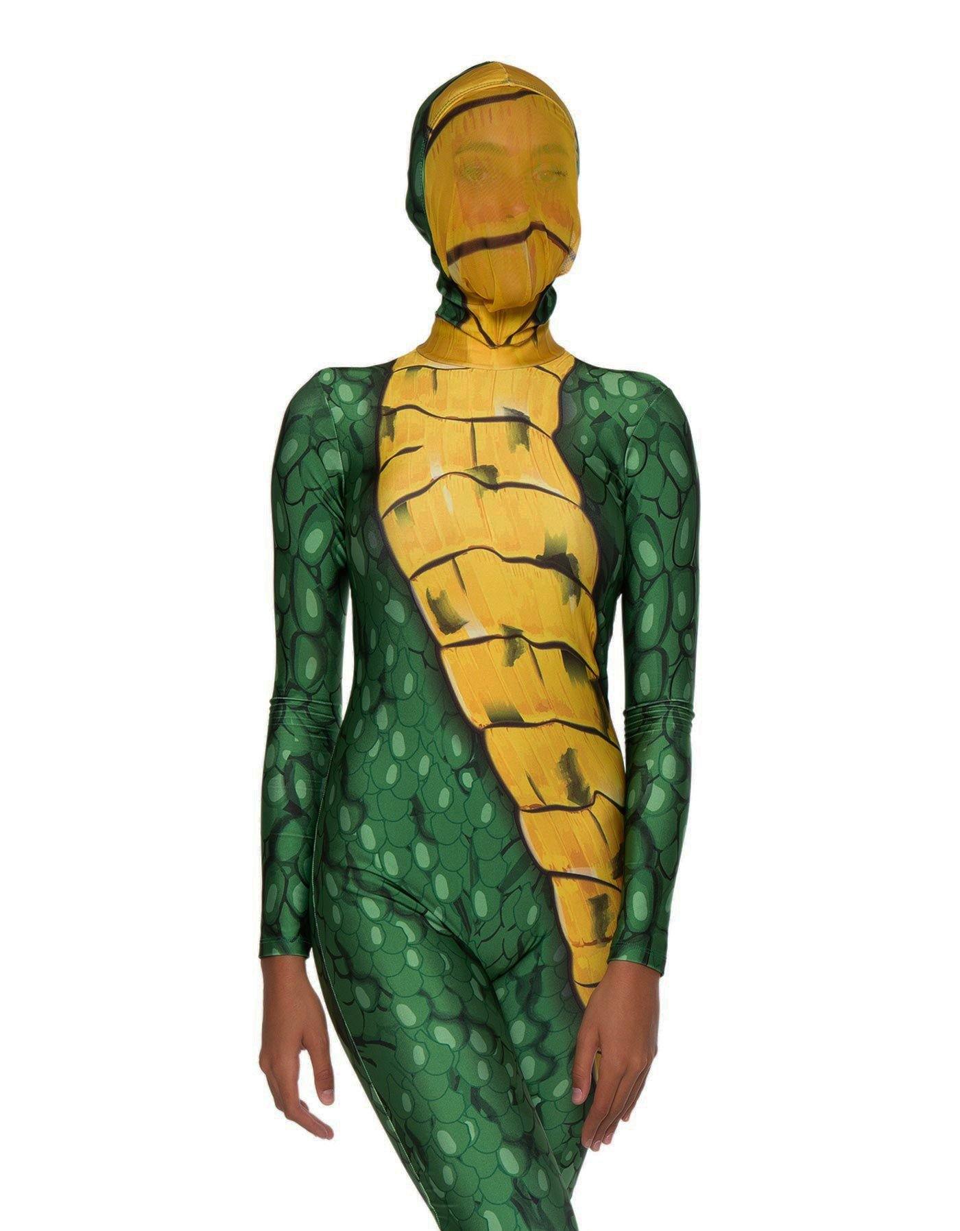 Dragon Living Art Tail LS Zip Back Unitard - Hamilton Theatrical