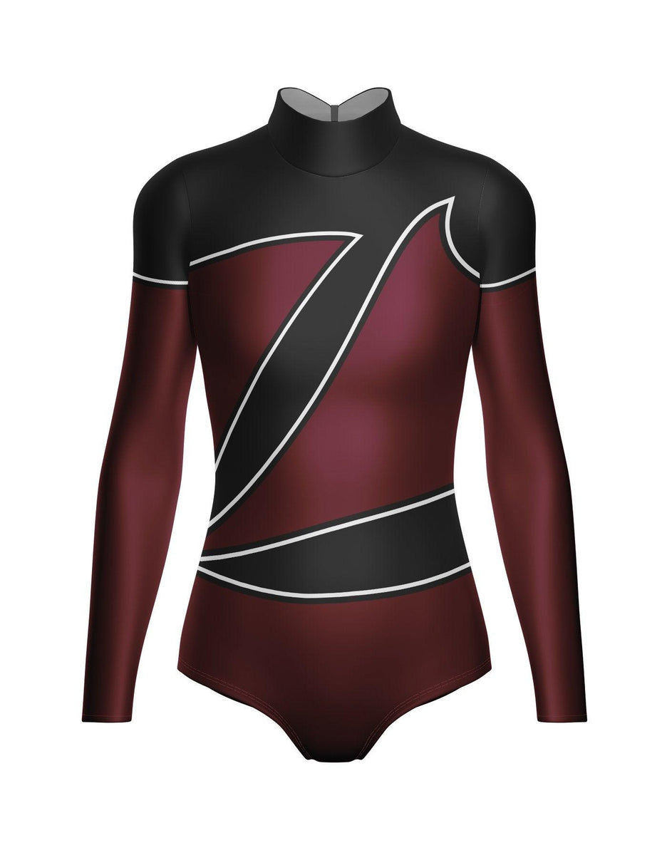 Custom LS Tneck Keyhole Back Leotard Sizers