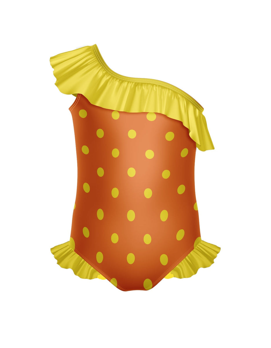 Surfs Up Polkadots Stripes Top Skirt