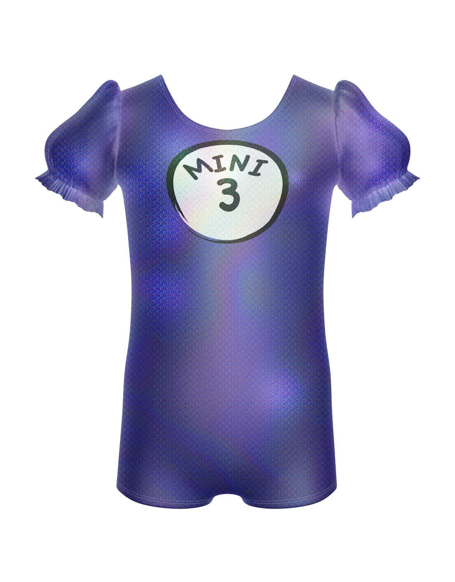 Wizards University Puff Sleeve Biketard