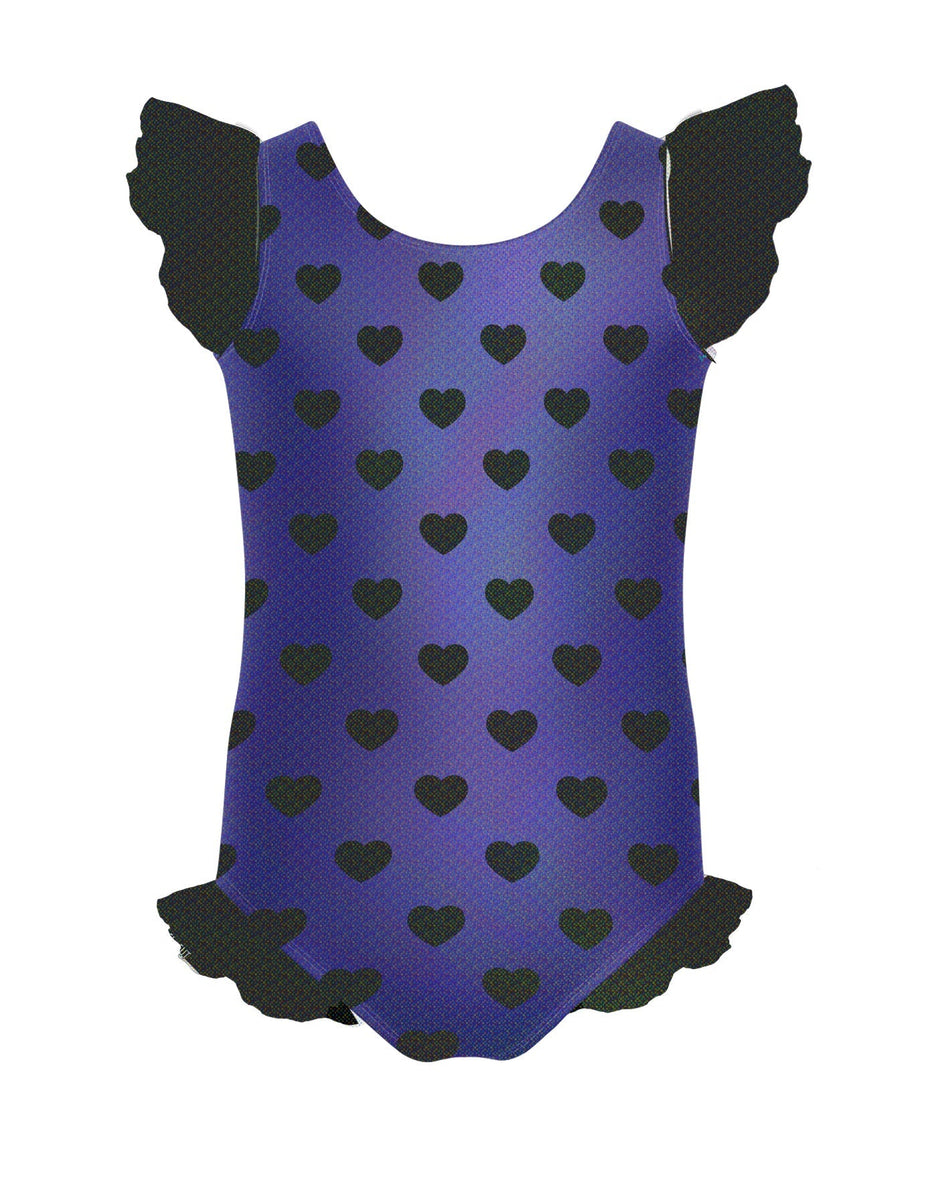 Custom Inked Tank with Gather Sleeve and Legs Leotard - Hologram