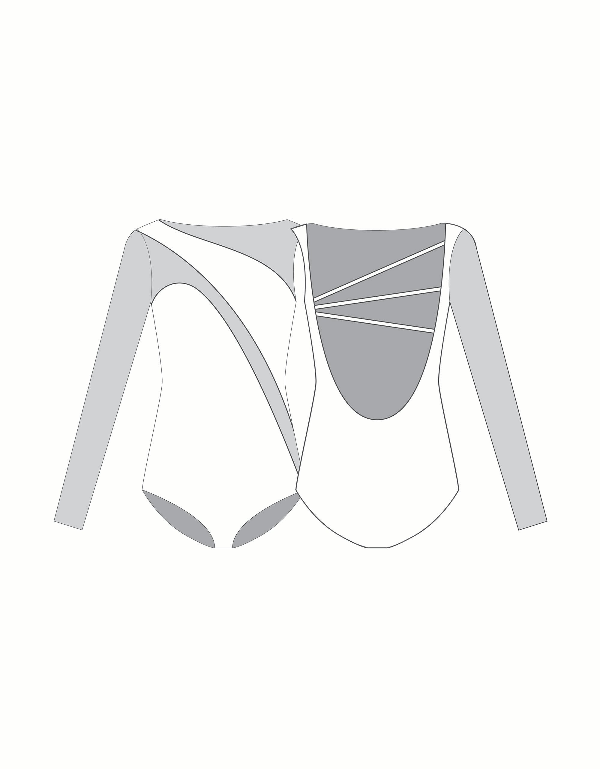 Custom Inked Spectral Leotard - Lycra