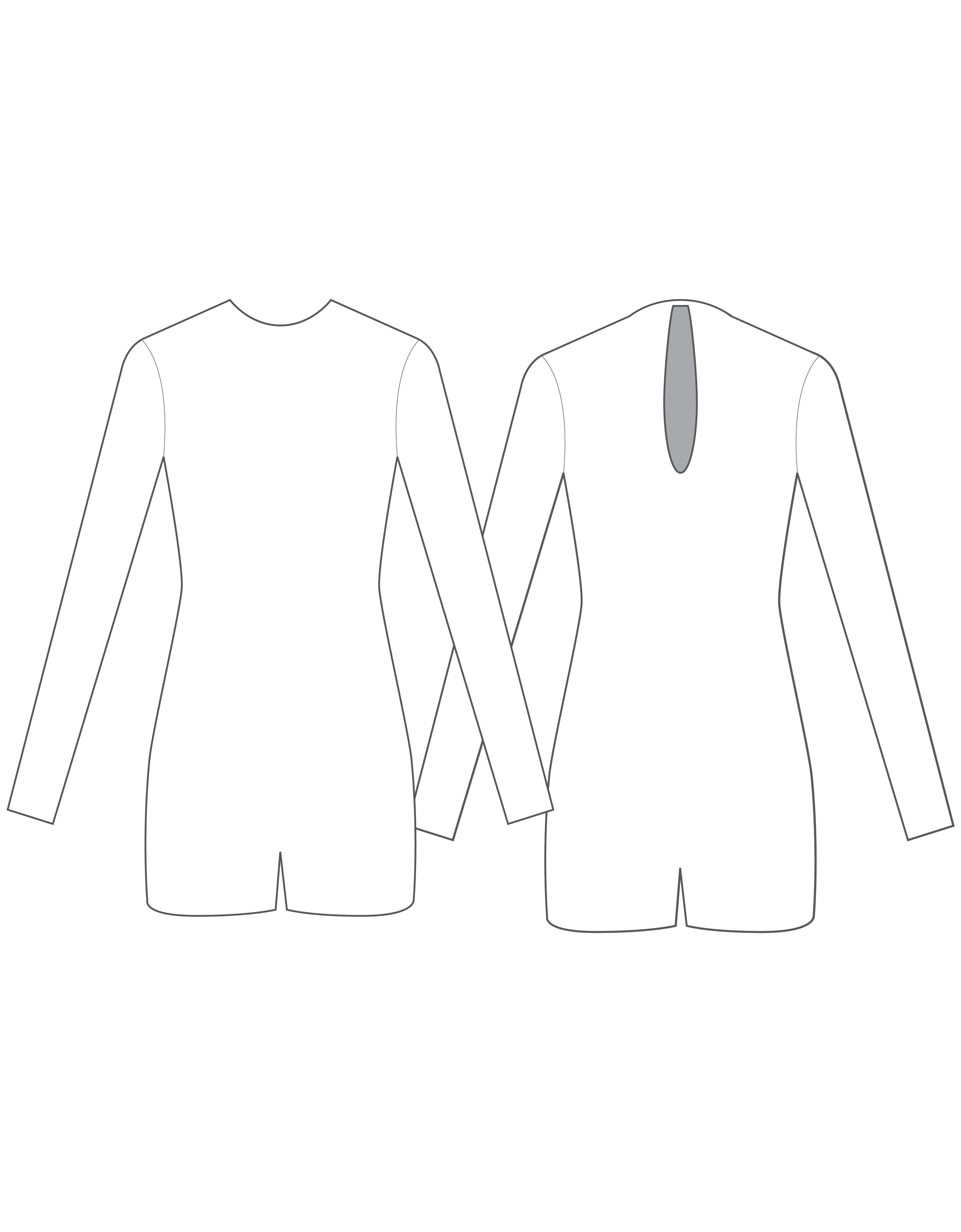 Custom Inked LS Keyhole Back Biketard - Lycra