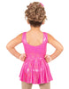 Solid Hologram Tank Dress