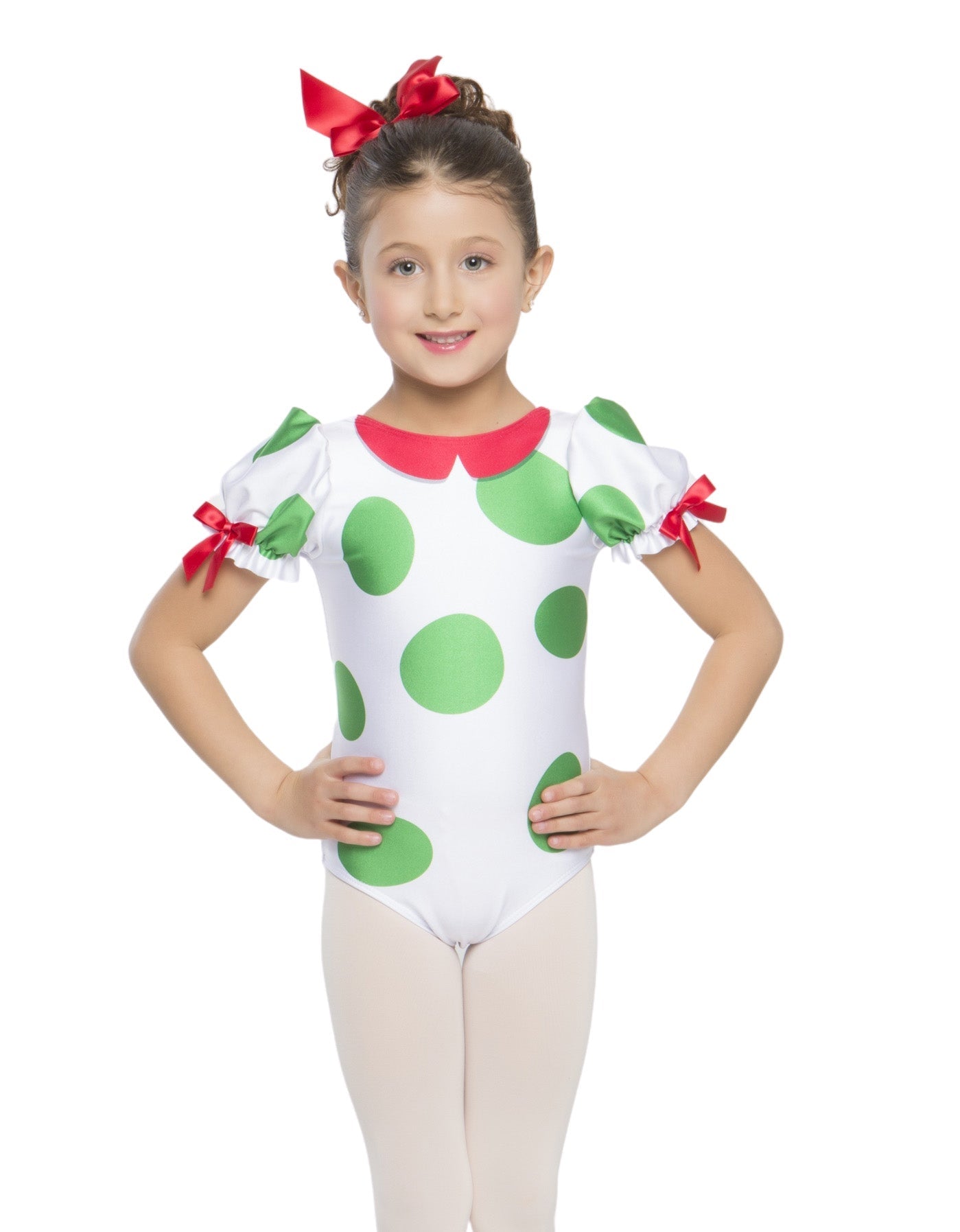 Dino Egg Puff Sleeve Leotard